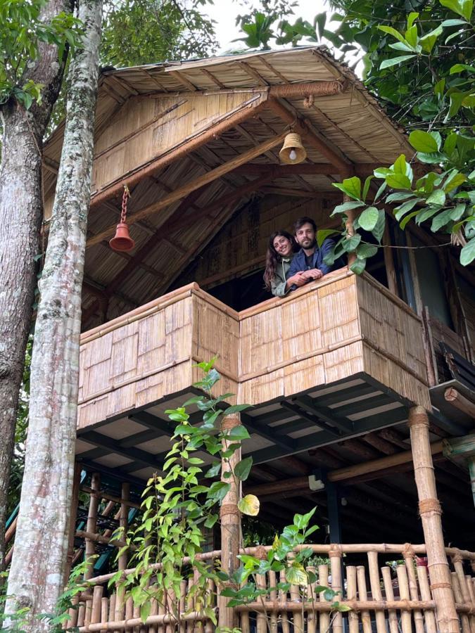 Fab - Bamboo Hut With Open Shower Munnar Bagian luar foto